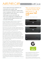 Arcam C49 - Brochure 